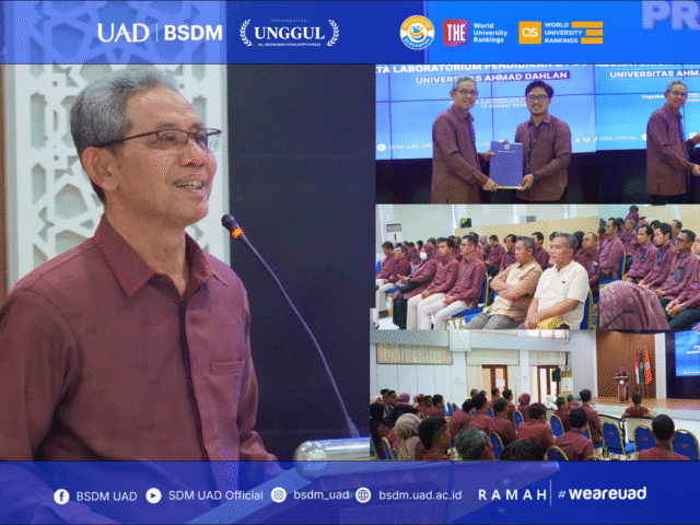 UAD Serahkan SK Pengangkatan Pegawai Tetap, Kenaikan Pangkat, dan Jabatan Fungsional Tenaga Kependidikan