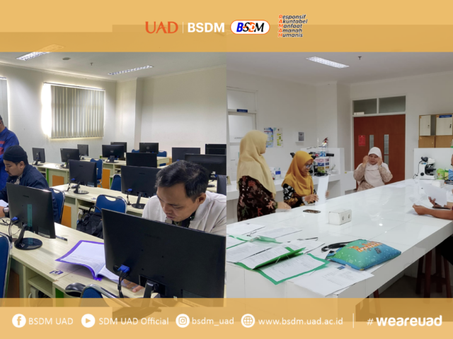 Capai Target Pranata Laboratorium Pendidikan Bersertifikasi, BSDM UAD Adakan Uji Kompetensi