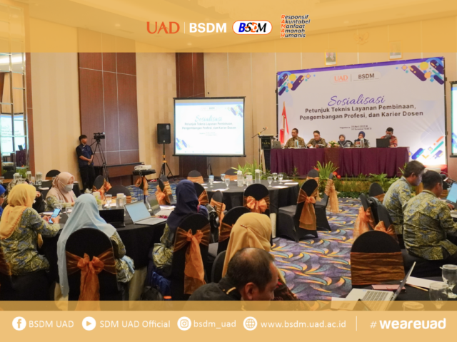 UAD Gelar Sosialisasi Teknis Pembinaan Karier Dosen
