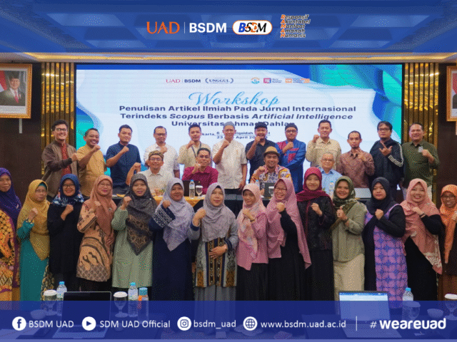 Biro Sumber Daya Manusia Universitas Ahmad Dahlan Gelar Workshop Penulisan Artikel Ilmiah Scopus Berbasis AI